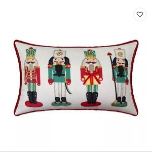 St. Nickolas Square Decorative Nutcracker Pillow - New